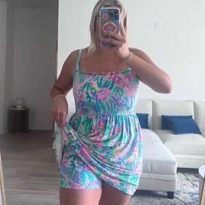 Lilly Pulitzer Rivera Romper Dress “me and my zesty” print